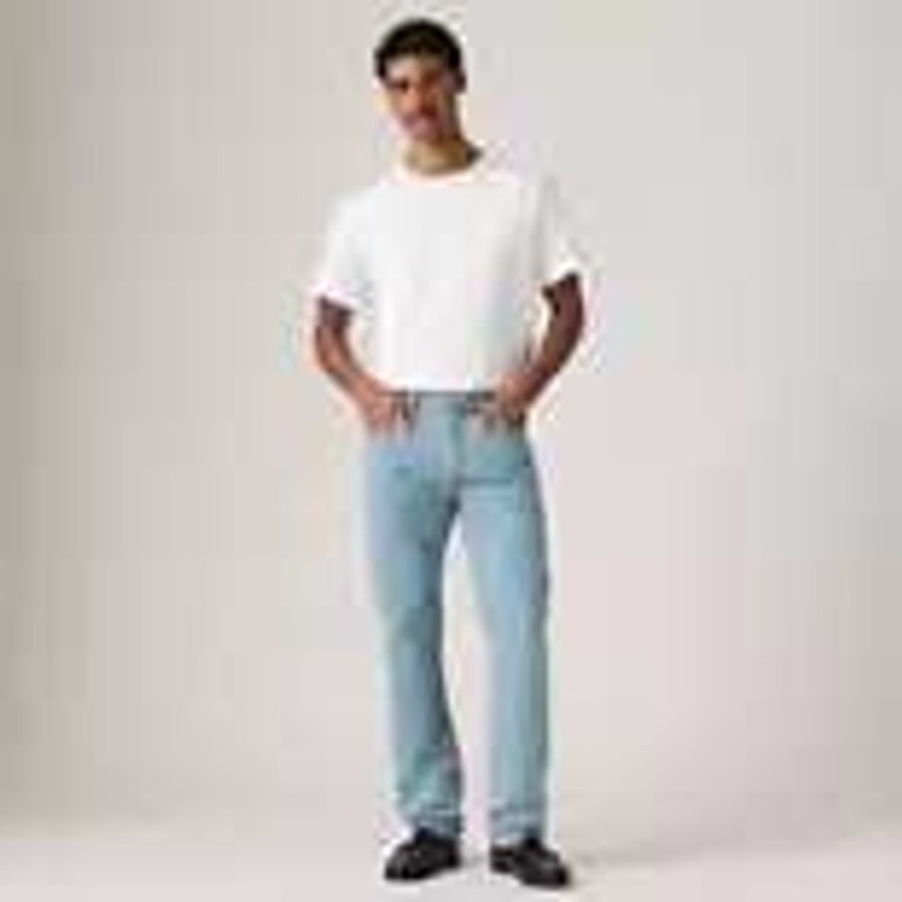 Levi's 501 Original Fit Jeans Men's 31x30 Light Wash Blue Straight Leg 12501